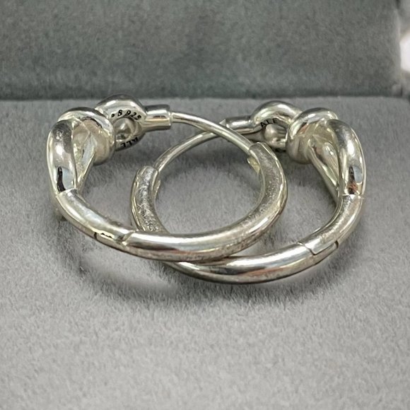 Pandora Infinity Knot Hoop Earrings - Picture 3 of 3